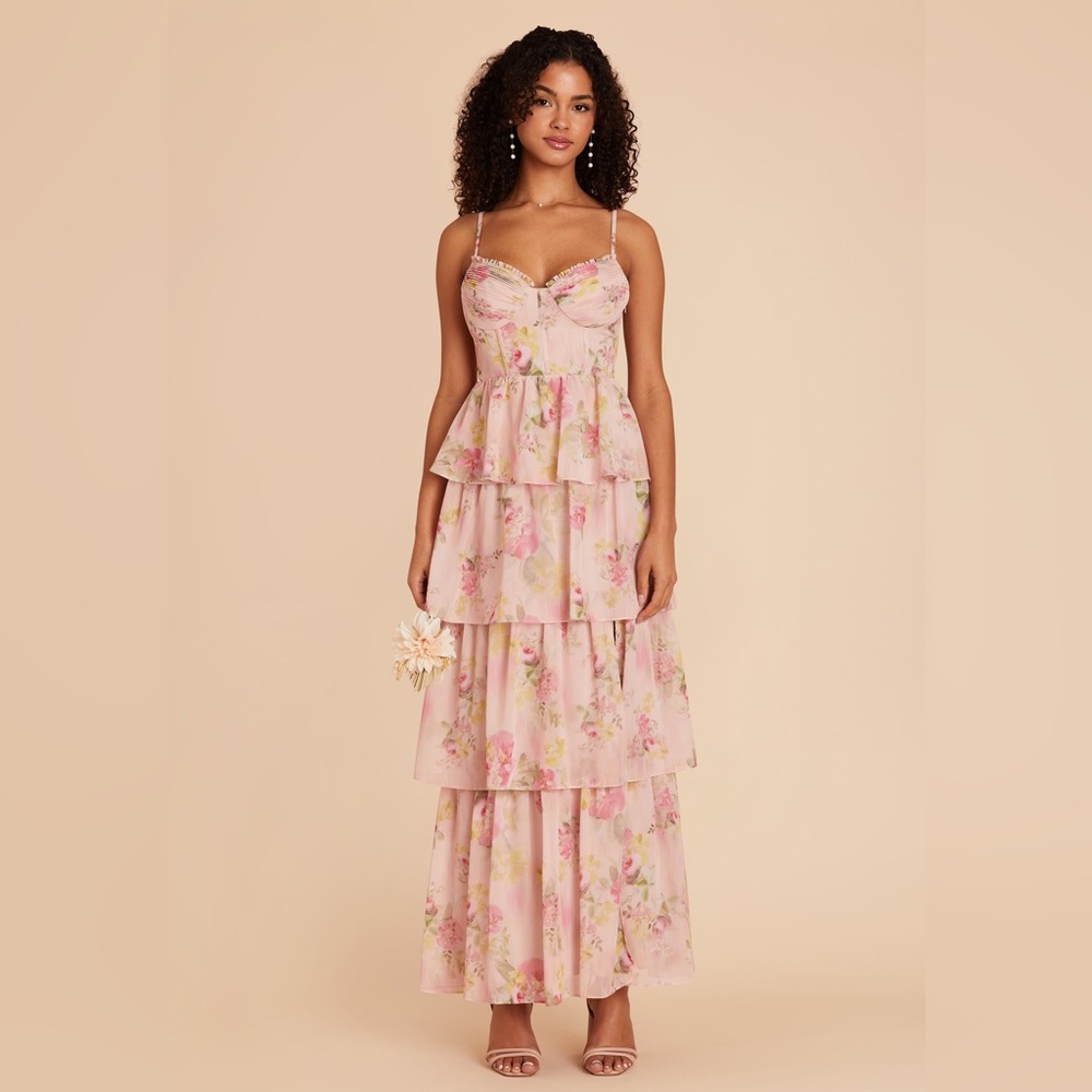 Birdy Grey Lola Chiffon in Vintage Pink Floral